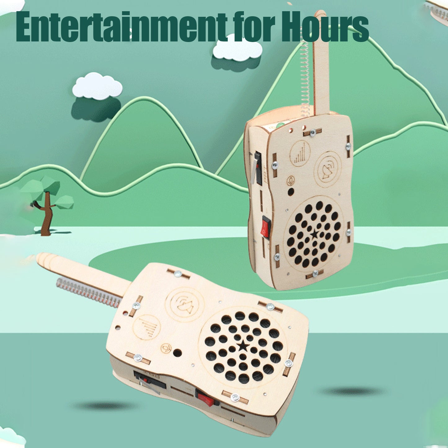 STEM Toy Walkie Talkie Building Kit