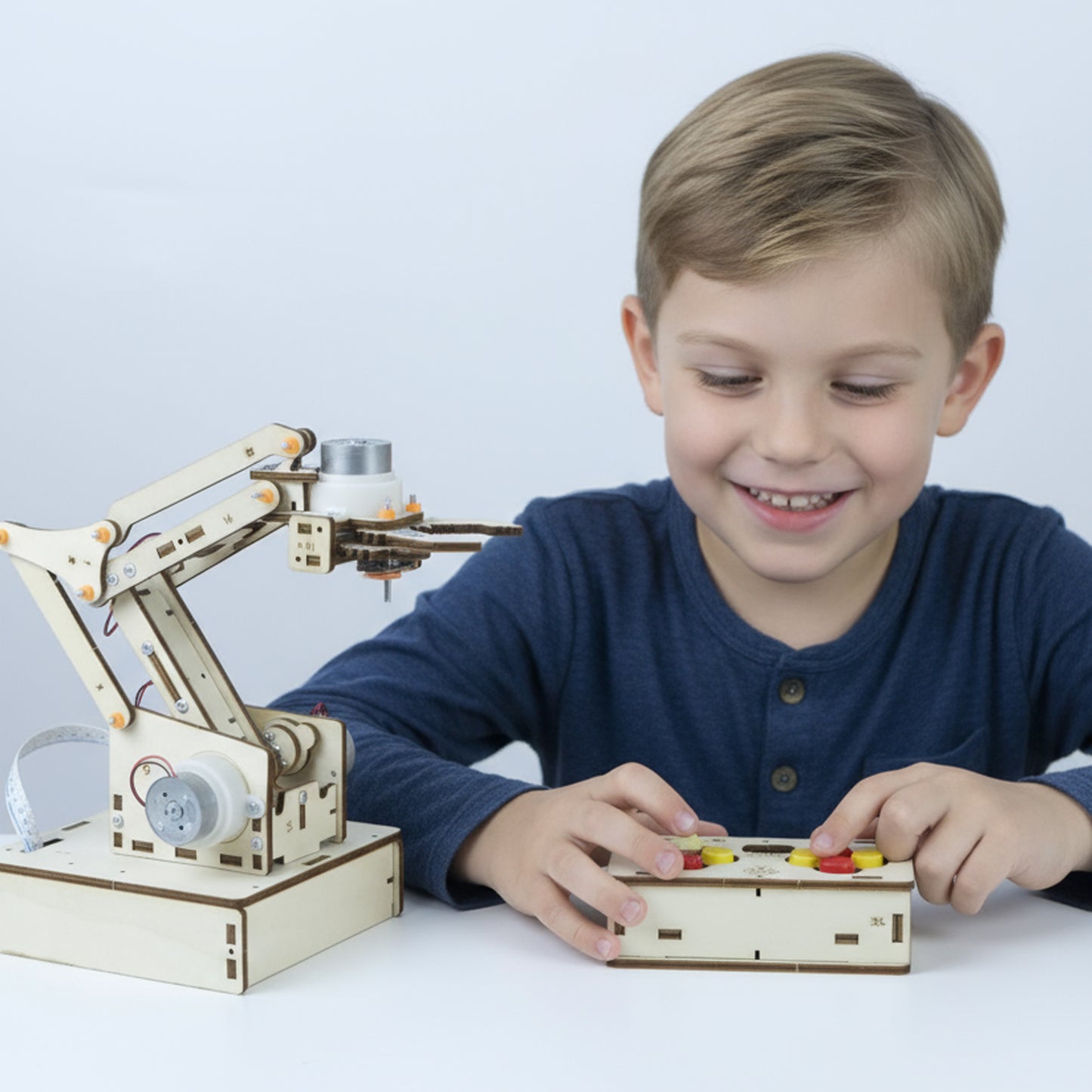 Robot Arm Kits Robotics for Kids Ages 8-12-14-16 Teens Adults STEM Toys Building Engineering Toys 9 10 11 13 14 15 16+ Year Old Boys Grils Gifts Idea DIY Crafts Science Circuits Projects