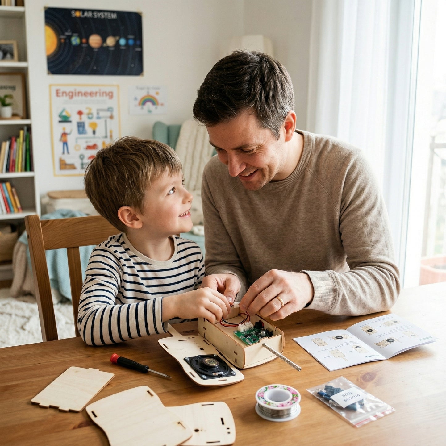 STEM Toy Walkie Talkie Building Kit