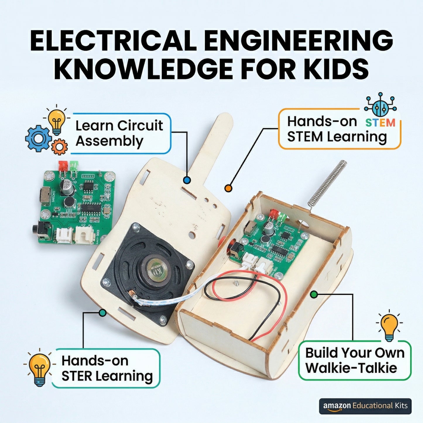STEM Toy Walkie Talkie Building Kit