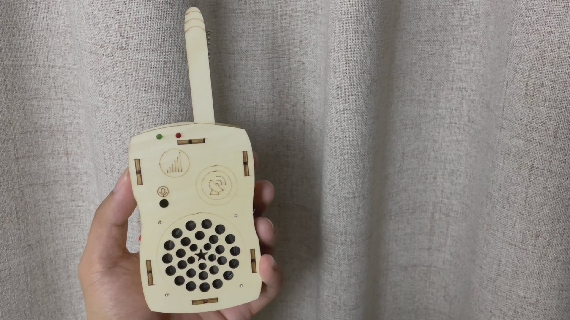 Load video: stem walkie talkie building kit